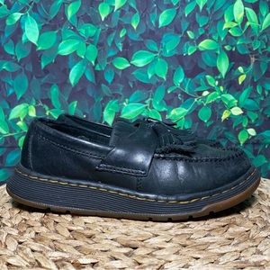 Dr martens Edison loafers black leather tassel
